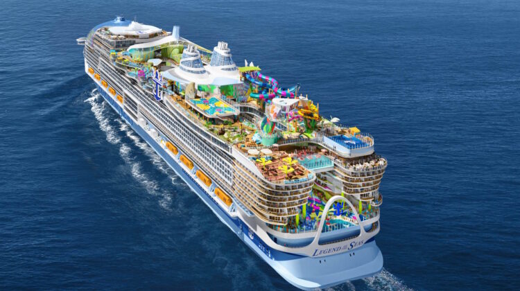Vista aérea de Legend of the Seas