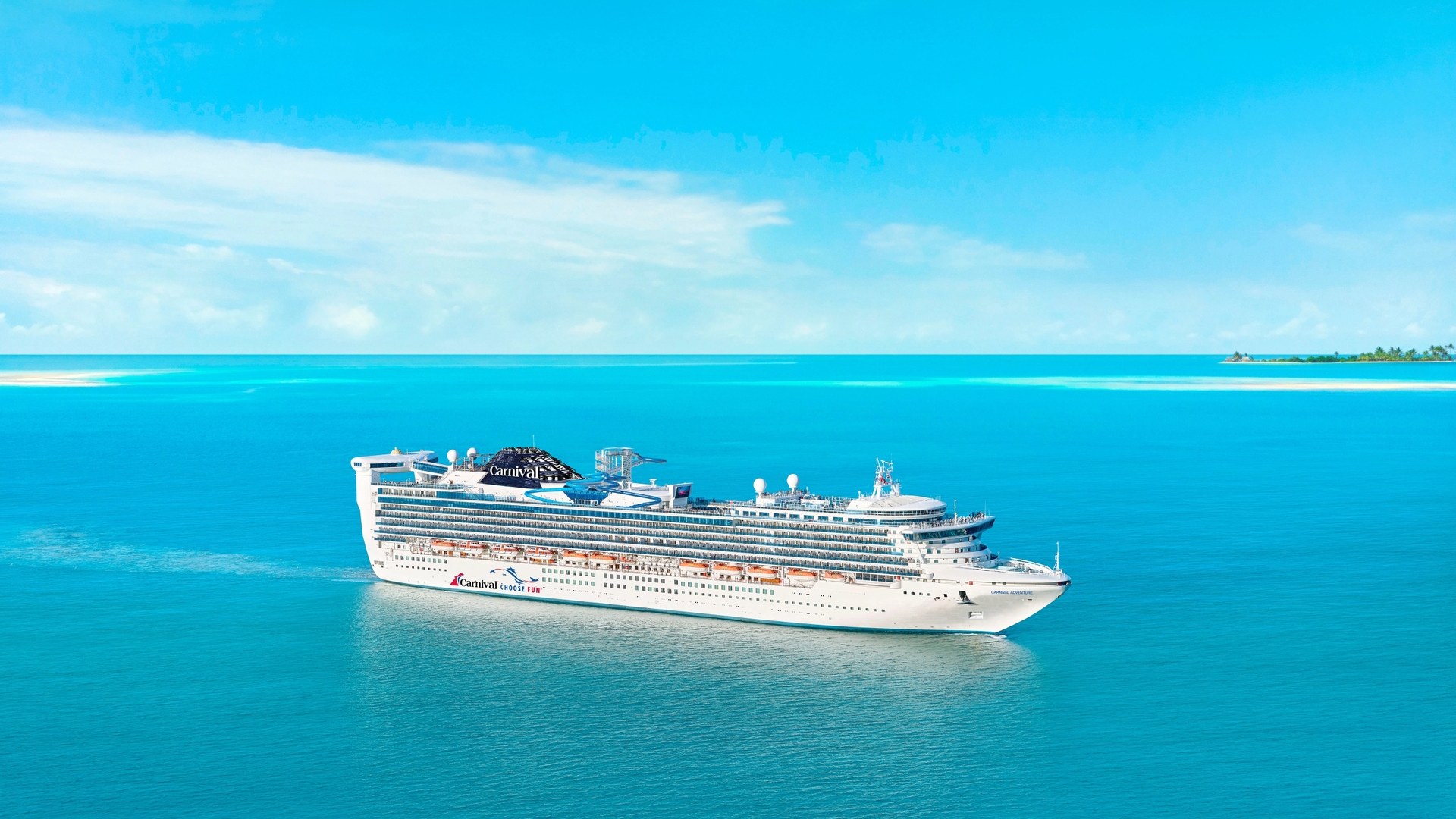Crucero Carnival Adventure navegando